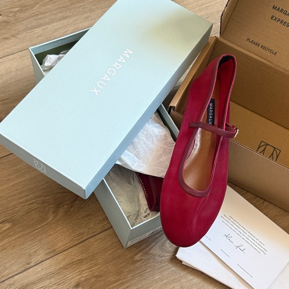 Margaux Shoes - Margaux Women's Burgundy Flats